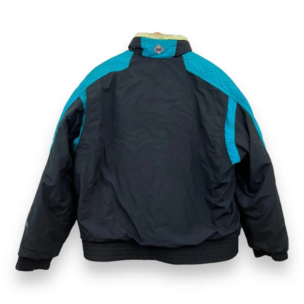 Vintage Members Only All Points Color Bomb Graphic Print Retro Ski Jacket 1980’s - Picture 8 of 16